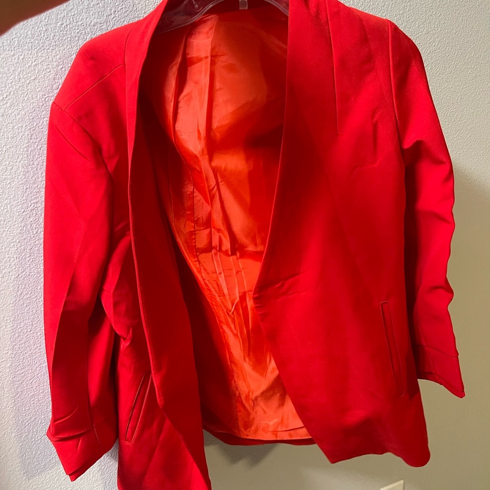 Women’s Red blazer jacket
